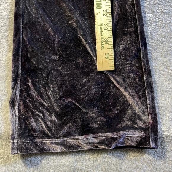 Lululemon Align Velour High Rise Flare Pants Size 4 Purple - Picture 3 of 15